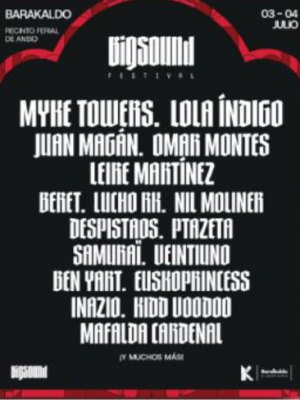 BIGSOUND Festival Barakaldo 2026.