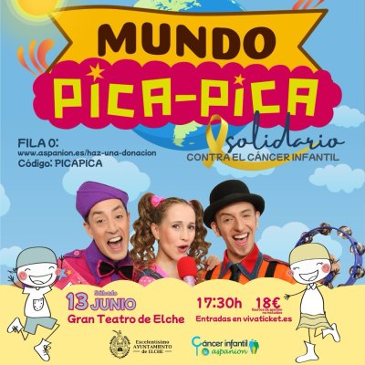  CONCIERTO BENÉFICO “MUNDO PICA PICA” A BENEFICIO DE ASPANIO