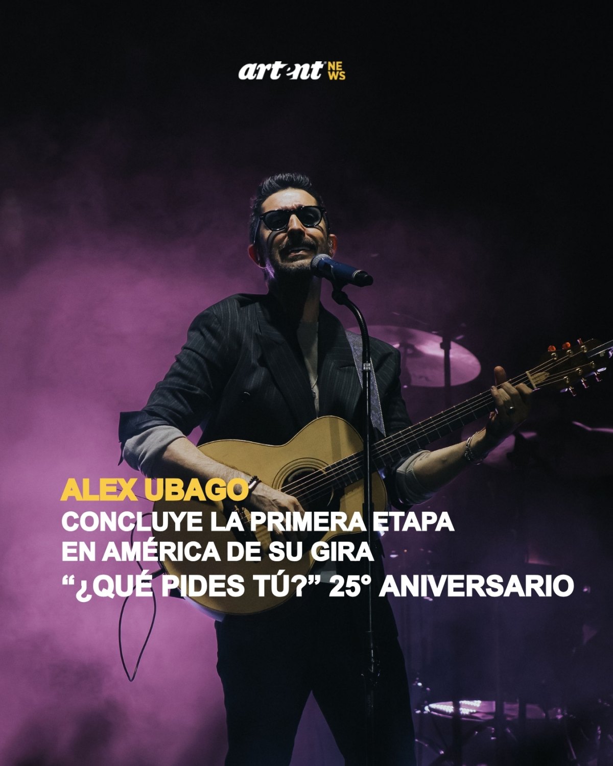 Alex Ubago cierra la primera etapa de su gira en América