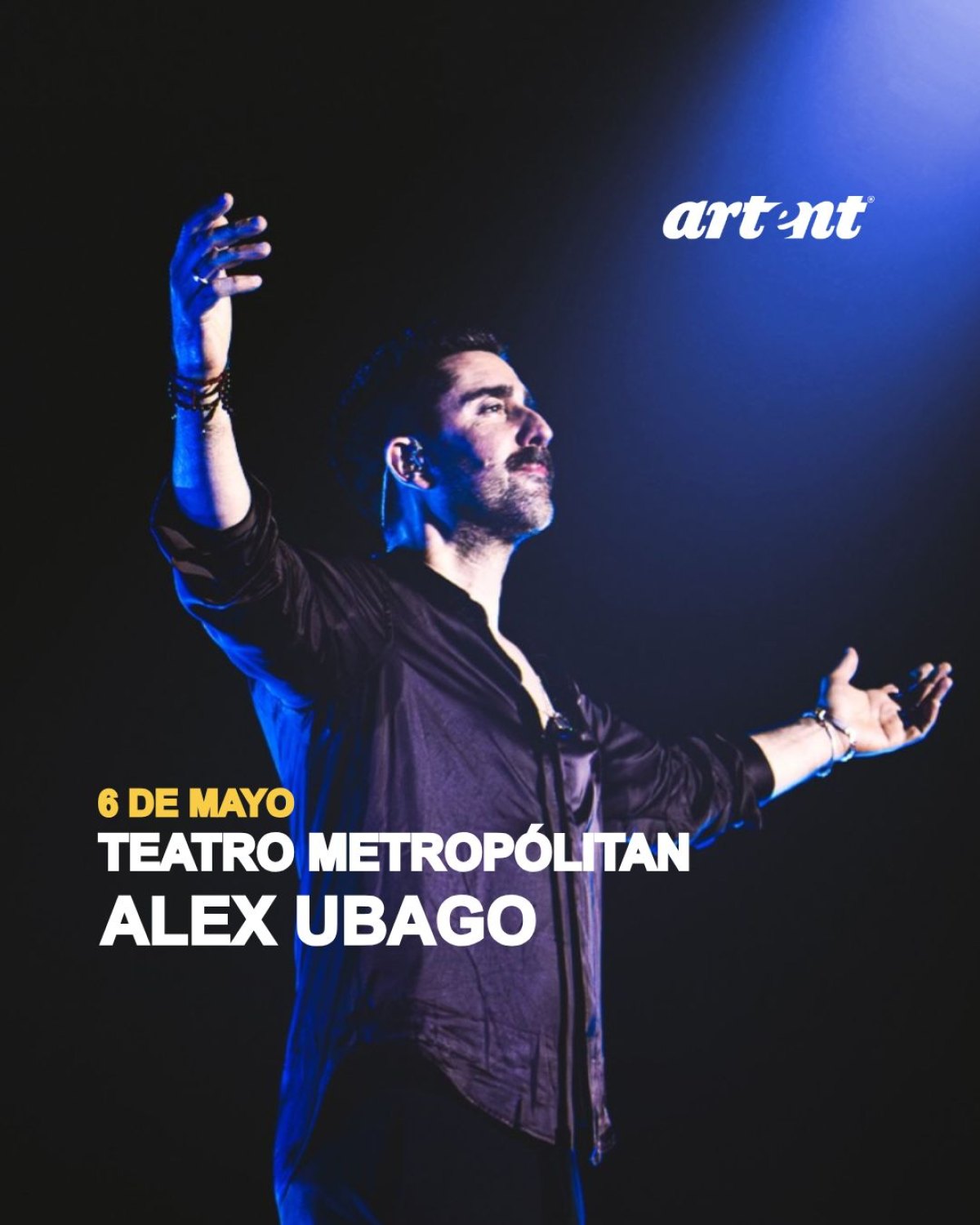 Alex Ubago conquista la noche en el Teatro Metropólitan.