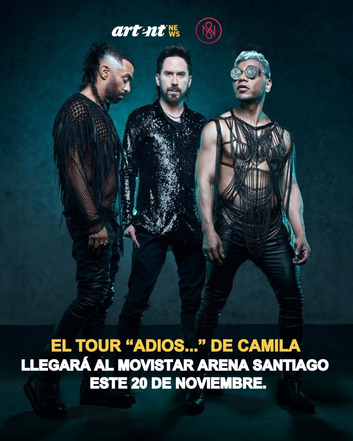 Camila llevará su Tour "Adiós..." al Movistar Arena Santiago