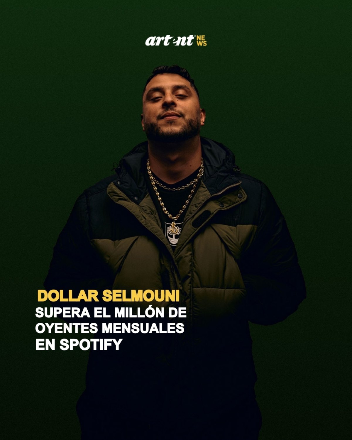 Dollar Selmouni supera el millón de oyentes en Spotify