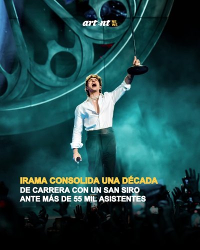 Irama debuta en San Siro ante más de 55 mil personas