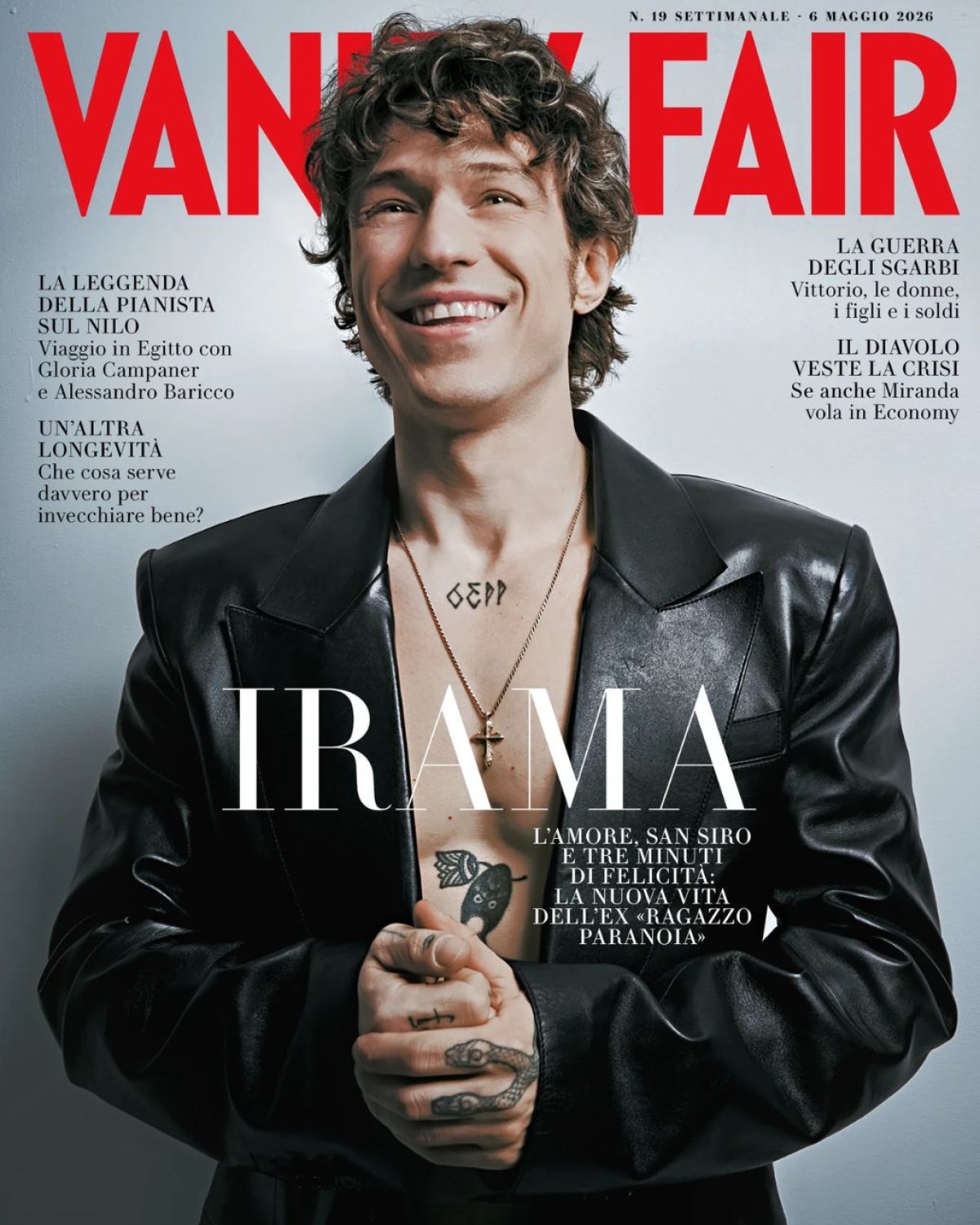 Irama es la  nueva portada de Vanity Fair Italia.