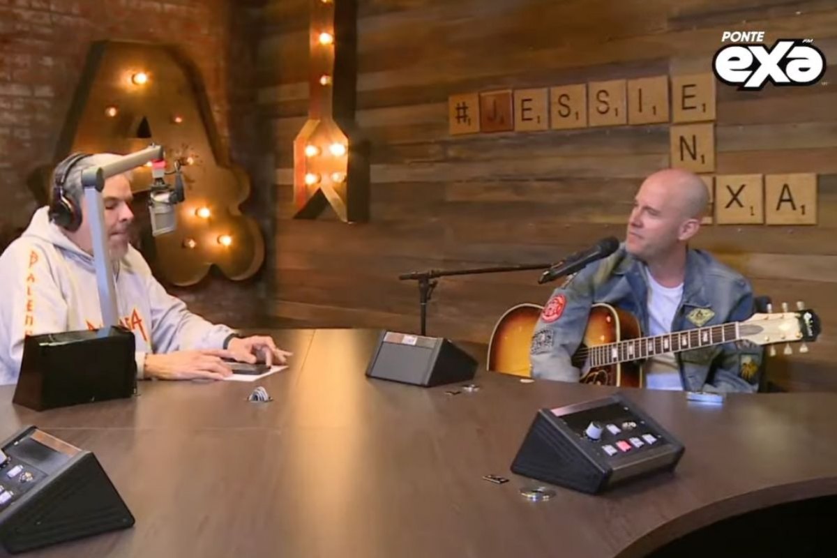 JessieEnEXA recibió a Gian Marco su cabina