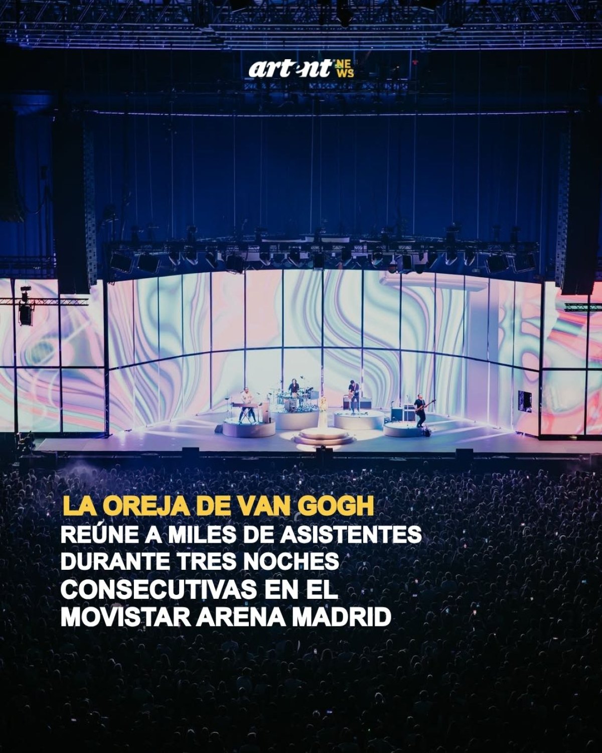 La Oreja de Van Gogh cierra Madrid con tres sold outs