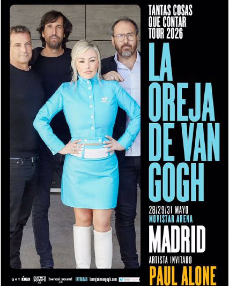 La Oreja de Van Gogh confirma invitados para su gira 2026