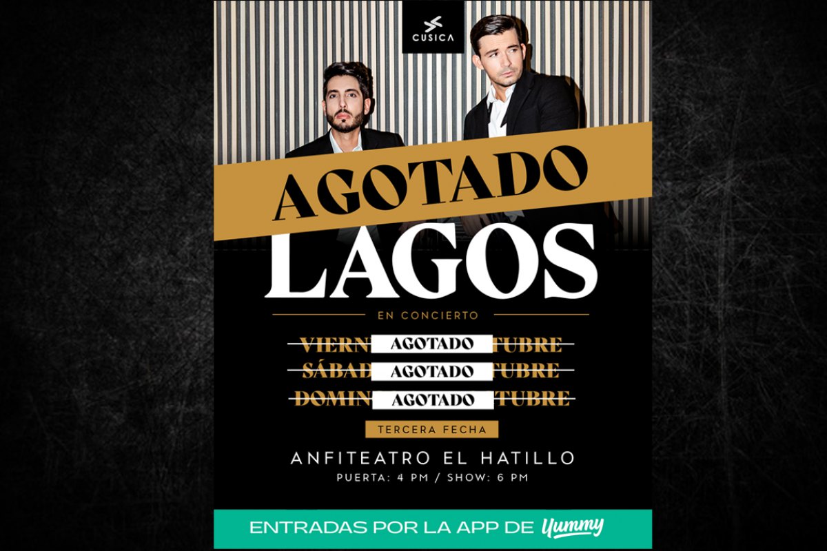 LAGOS arrasa con tres SOLD OUTS