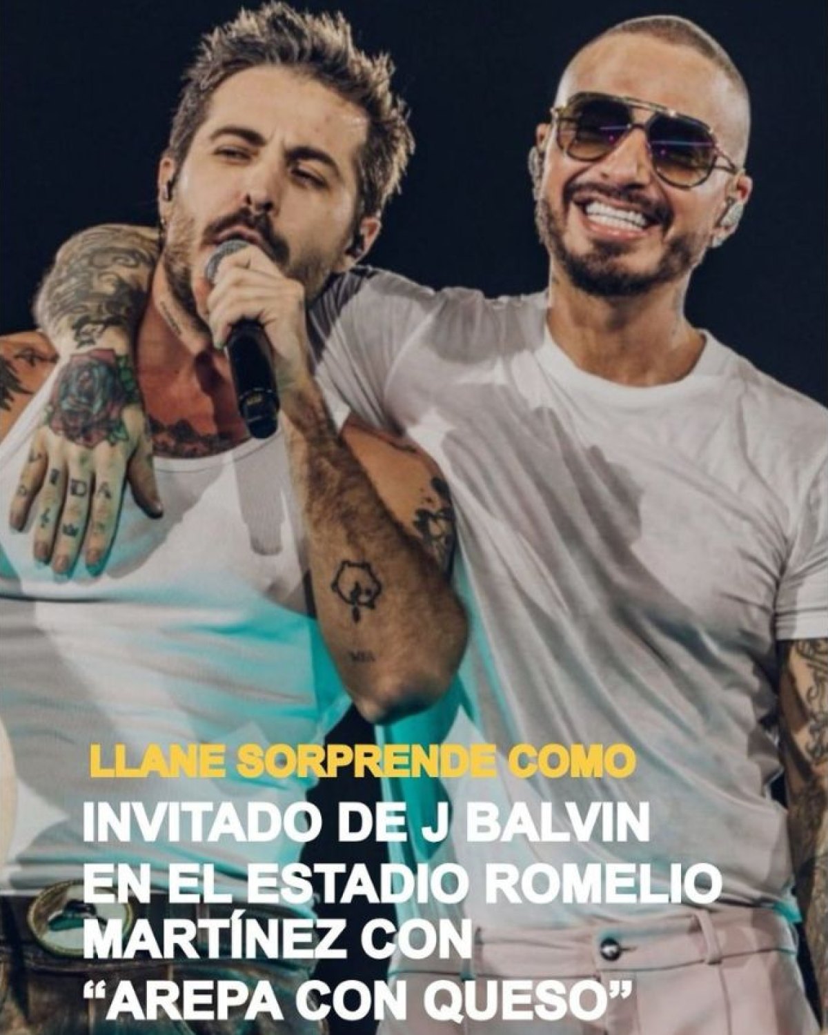 Llane: invitado especial de J Balvin. 