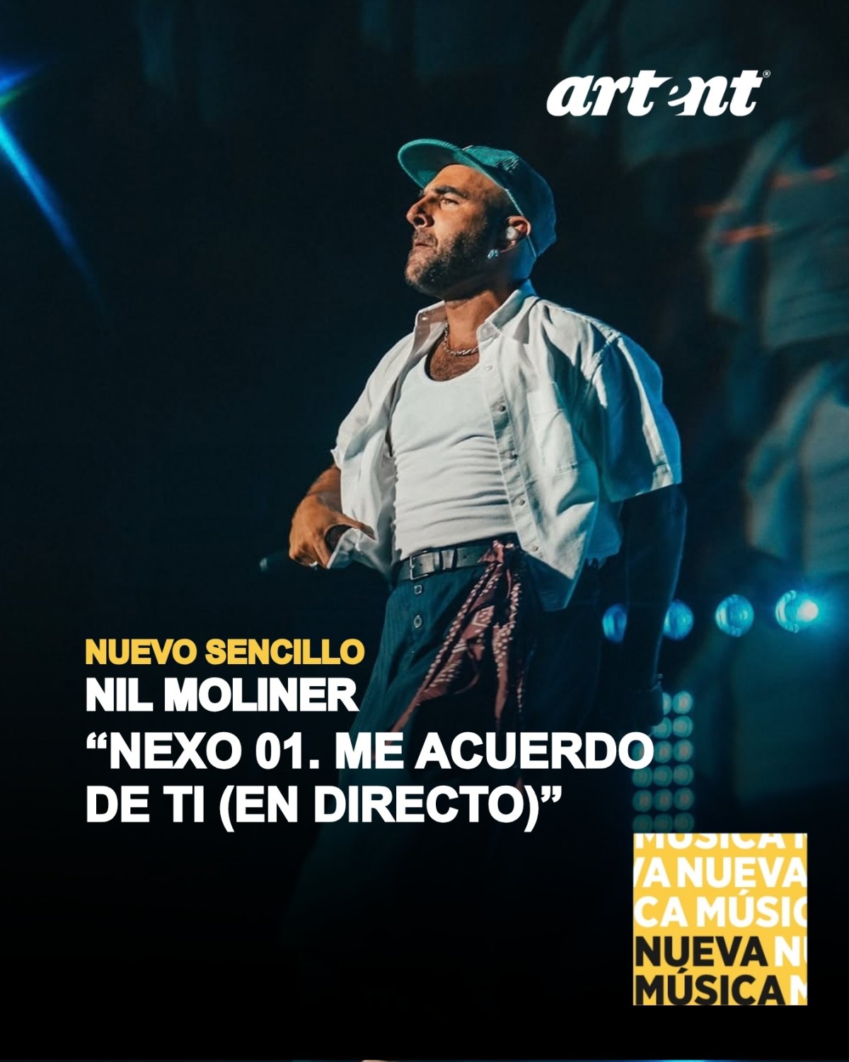 Nil Moliner presenta “NEXO 01 ME ACUERDO DE TI (EN DIRECTO)"